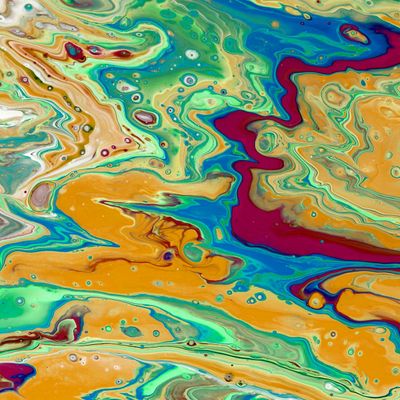 Abstract image showing patterns of light resembling breathing.